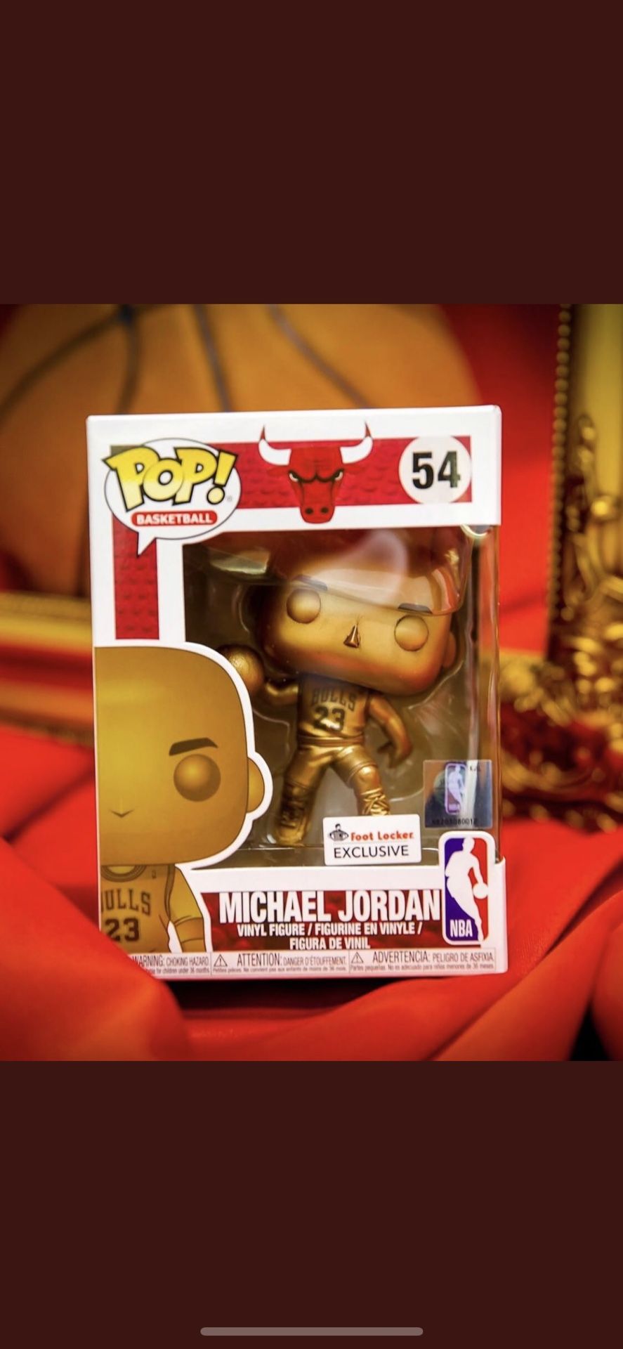 Foot Locker Gold Jordan Funko Funko POP! Team USA Michael Jordan