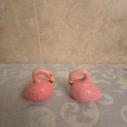 Brand New Flamingo Salt & Pepper Shakers