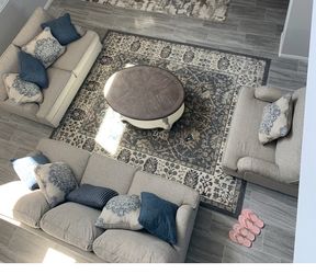 Living room set (sofa, loveseat & chair, coffee table, side table)