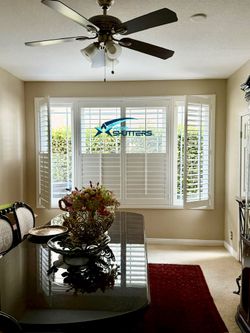 Interior Wood Shutters- Custom, Plantation, Professional Installation, Licensed Company, Window Treatments & Coverings, Persianas De Madera, Espanol