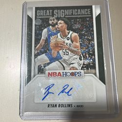 Ryan Rollins 24-25 Panini card