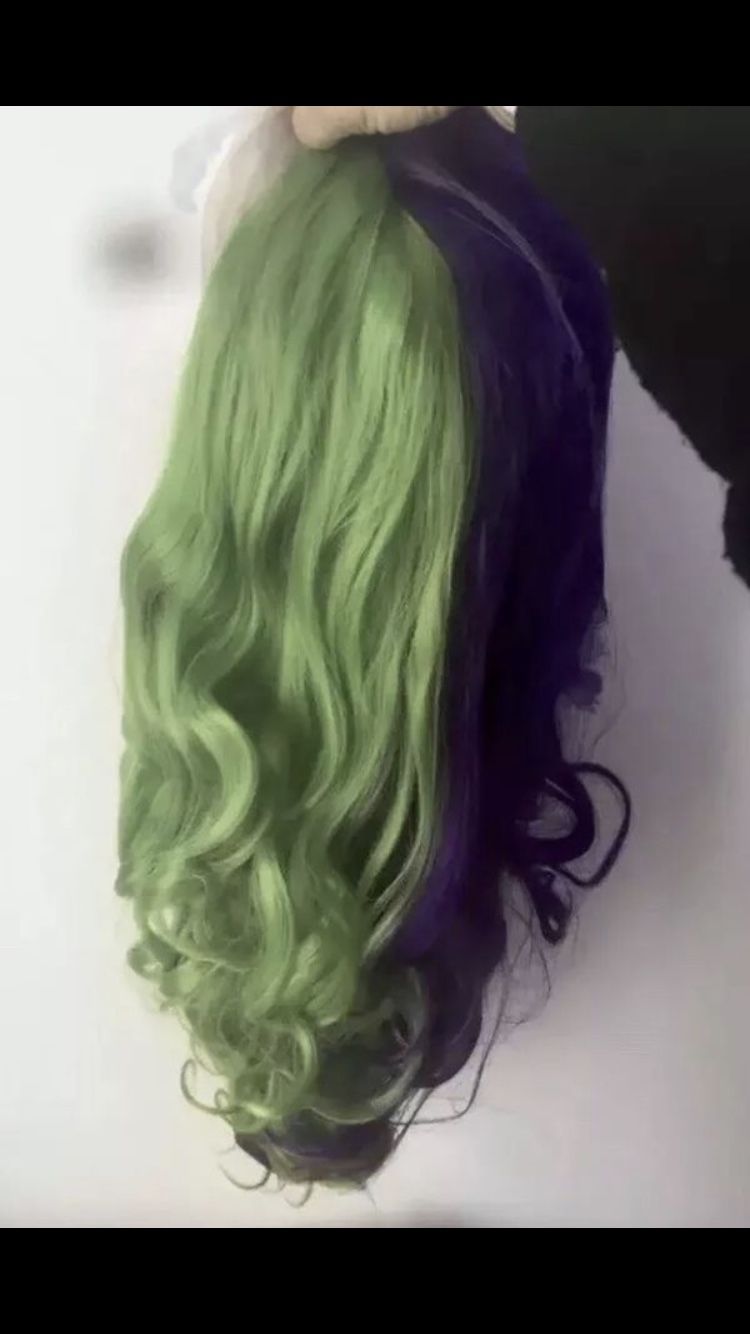 Purple And Green Two Toned Lace Front Wig New For Sale In Canyon Lake Ca Offerup