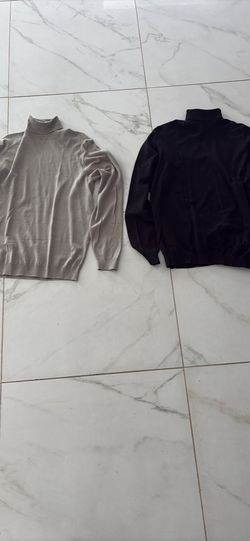 Men’s size L super soft long sleeve shirt/ sweater price for both is only 20!