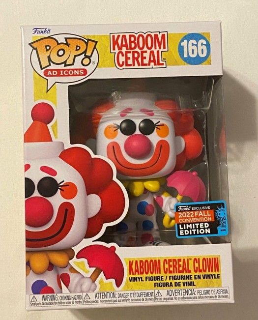 KABOOM CEREAL CLOWN NYCC FUNKO EXCLUSIVE