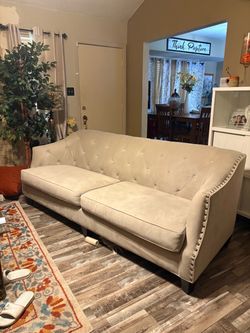 Beige couch