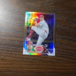 2023 Topps #214 Graham Ashcraft. Gold Foil Cincinnati Reds 
