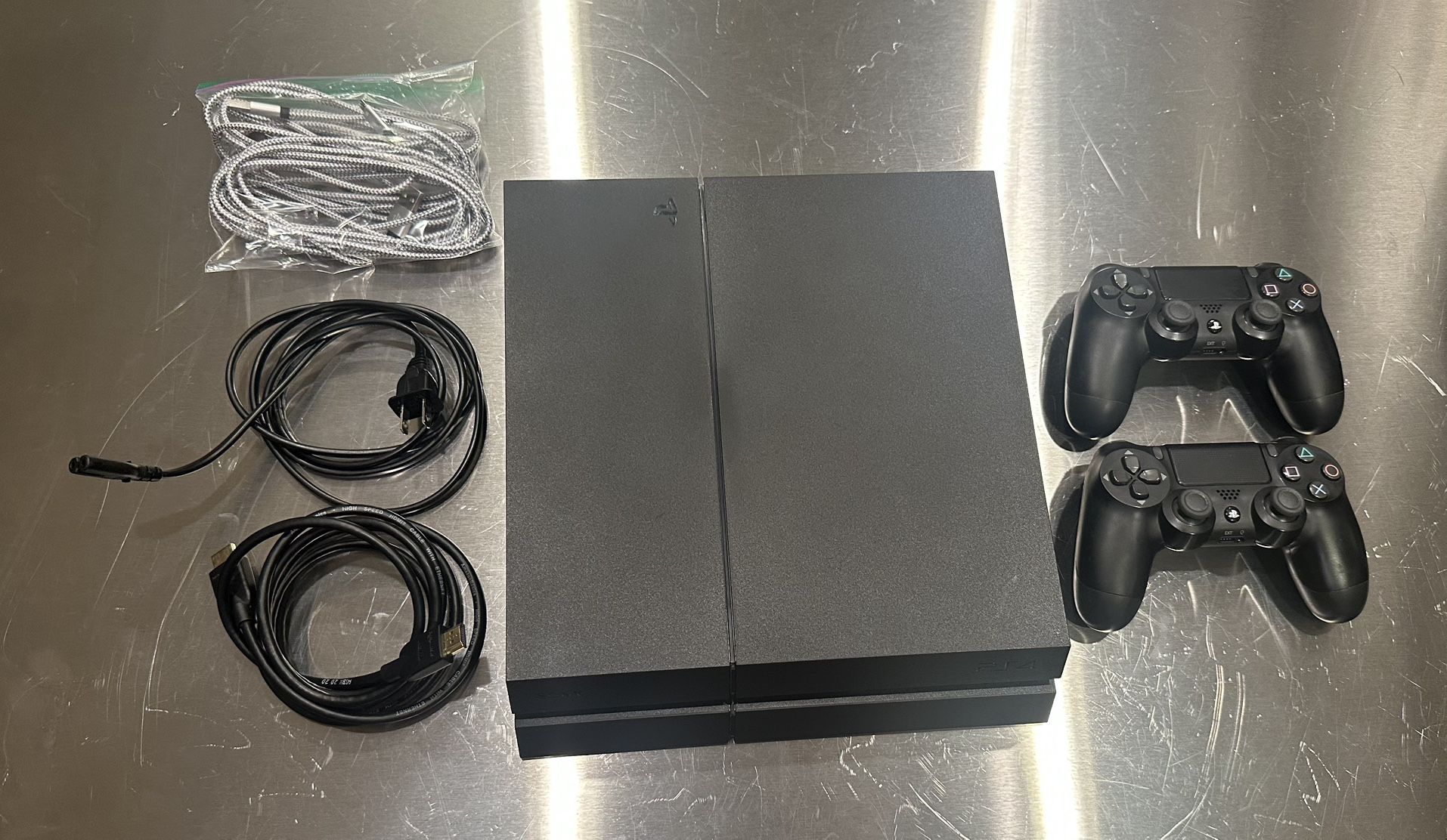 PS4 Console w/1 TB SSD and 2 controllers