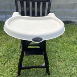 Kids Wood High Chair 