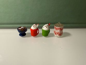 Miniature holiday food and tools