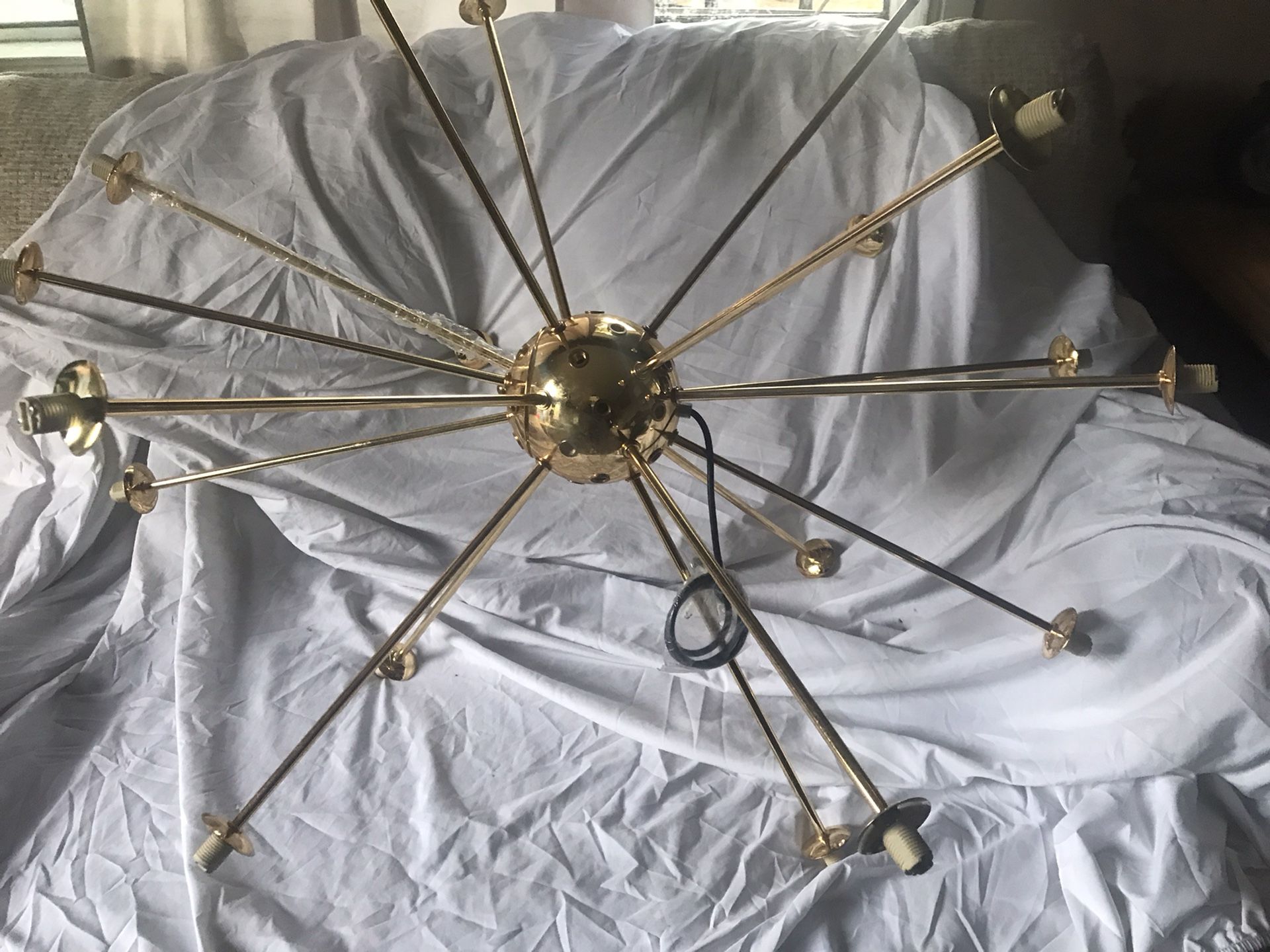 Antique Brass Mid Century  lamp