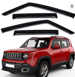 Jeep Renegade Side Window Visor Deflector Rain Guard 2015-2022