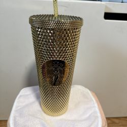Gold Starbucks Cup