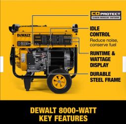 Dewalt gas powered portable generator