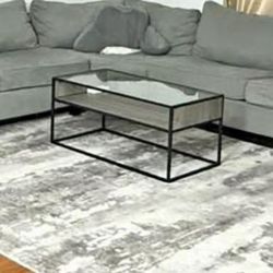 Coffee Table Glass And Wood