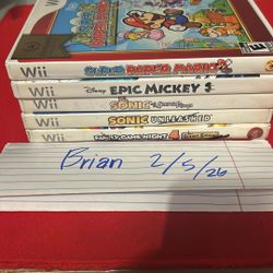 Wii game Bundle
