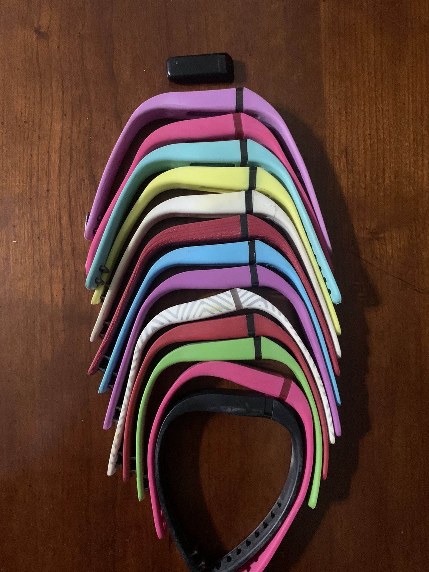 Fitbit With Various Color Bands