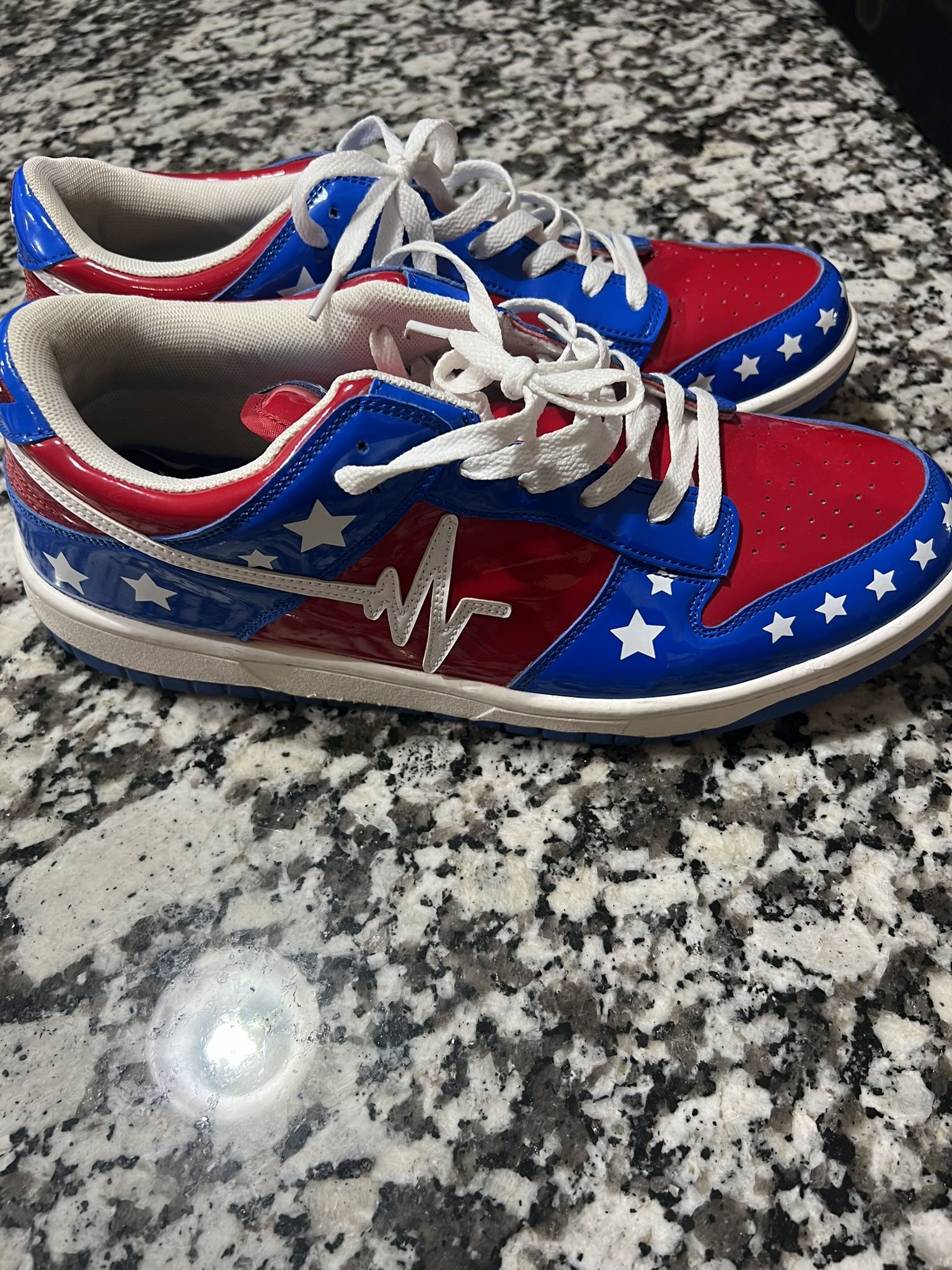 Size 13 Grpfly 4th Of July Shoes