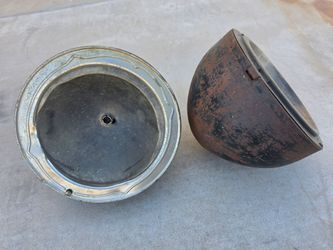 Original 1928 Buick Car Front Headlight Bucket Pair Resto Hotrod