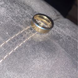 Tungsten Gold Ring 