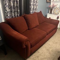 Red Contemporary Sofa 