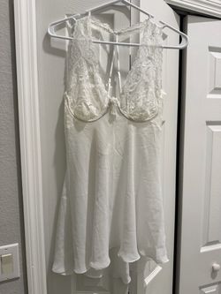 White Lace Babydoll Lingerie Slip