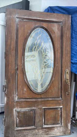 Home front door 42x79 1/4wood