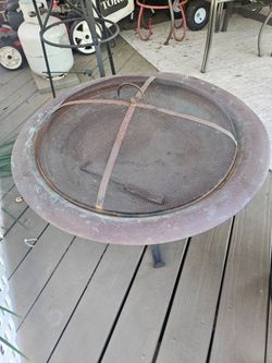 Copper Bowl Fire Pit...won't rust....$50