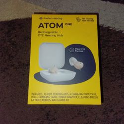 Atom One Rechargeable OTC Hearing Aids 