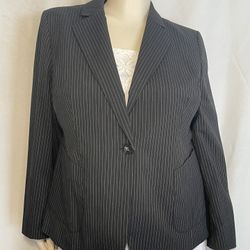Jones New York Pinstripe Blazer Women’s Size 16