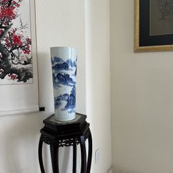 Chinese Blue And White Porcelain Vase