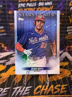 2022 Topps Juan Soto Stars of MLB #SMLB-23 Washington Nationals Insert