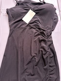 Black long dress small w tag