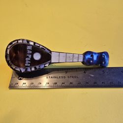 Vintage tiny mandolin,  tortoise-shell, bone, mother of pearl from Napoli