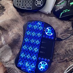 mini keyboard mouse combo touch pad  and gaming mouse 
