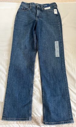 Size 2 Extra High-Waisted Straight Jeans