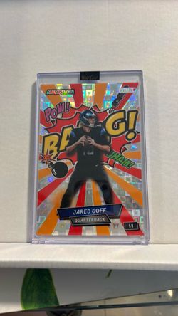 Jared Goff trading card.