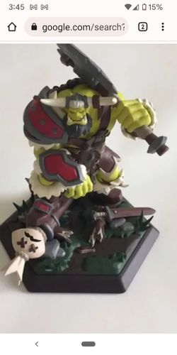 BlizzCon 2019 Warcraft Orc Grunt statue