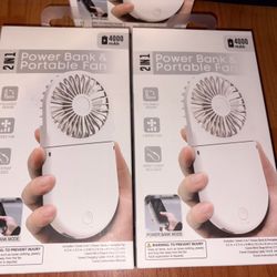Power Bank And Portable Fan