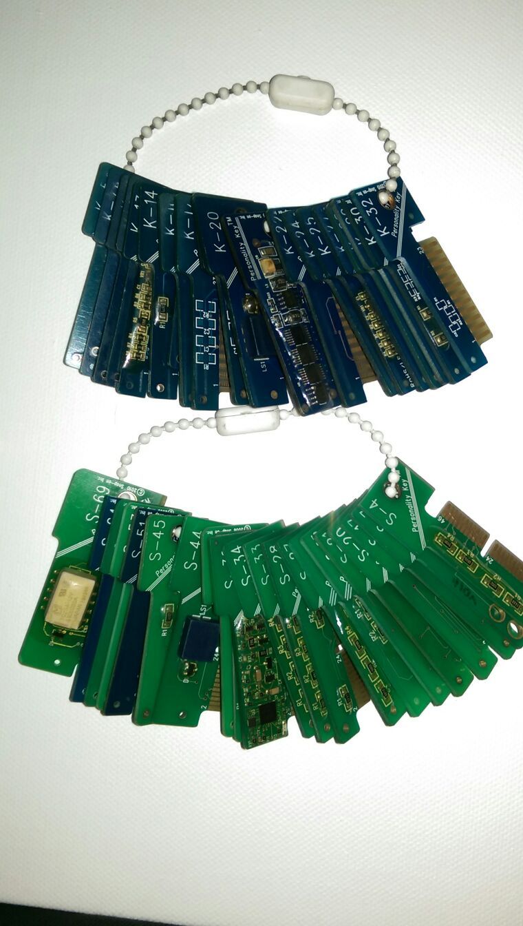 Snap-on OBDII personality keys