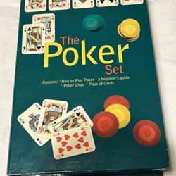Poker Set - How To Play Poker by Peter Arnold