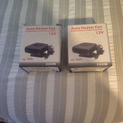 Car Heater Fan 200 W Plug Into Cigarettes  Lighter