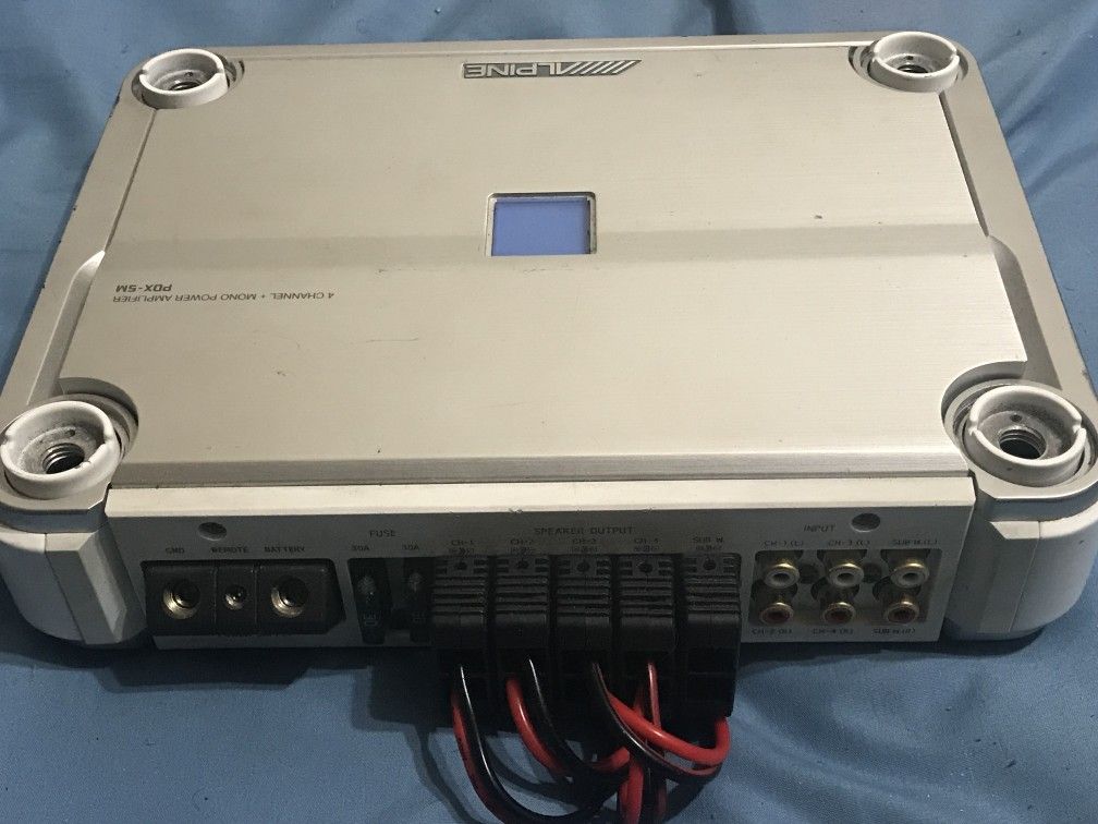 Alpine PDX 5M 5 Channel Power Density Digital Marine Class D Amplifier
