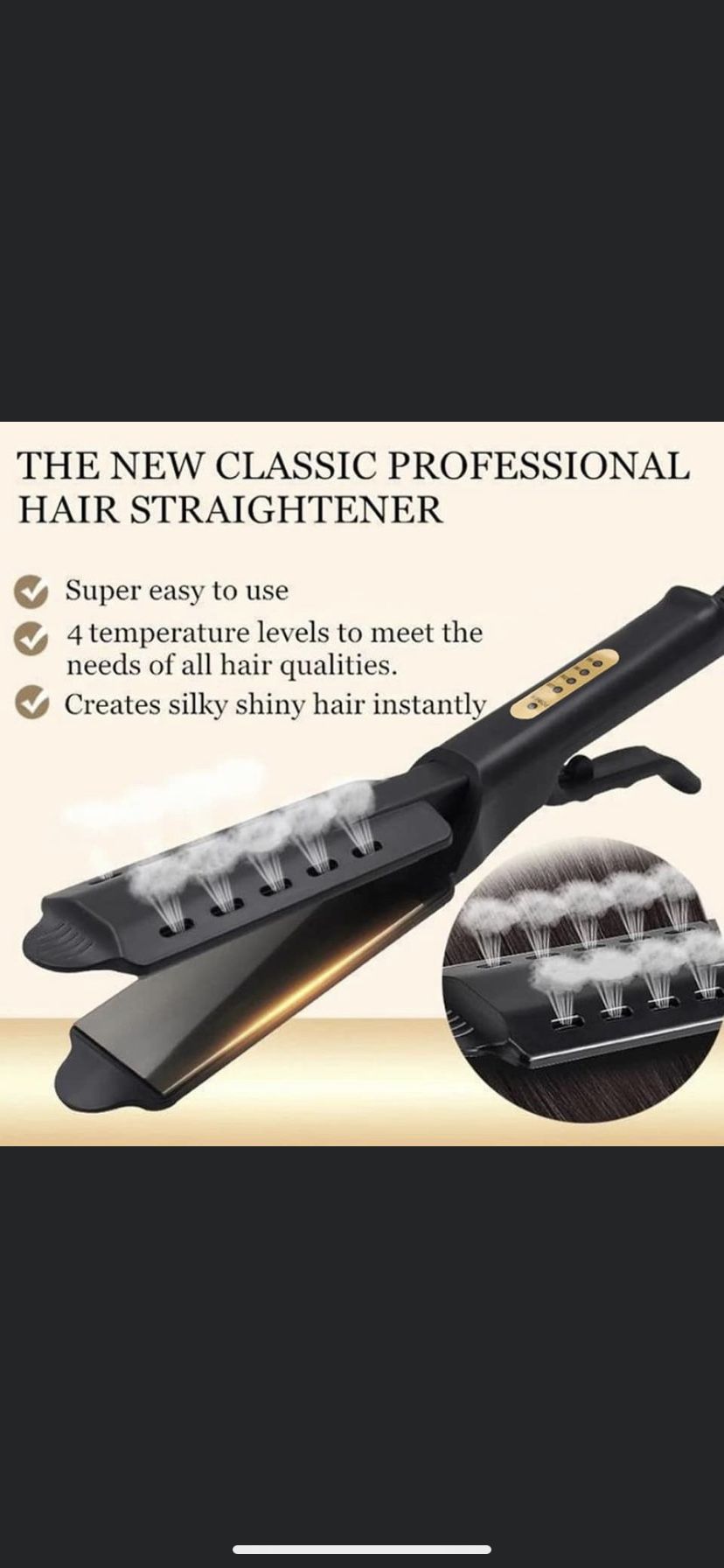 Hair Steamer Straightner