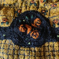 Vintage Glass Beaded Purse Art Deco Era