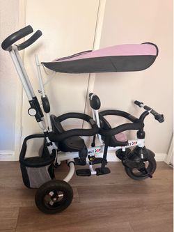 Honey Joy Twin / Double Kids Baby Stroller Tricycle