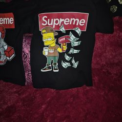 Supreme T Shirts Size Large