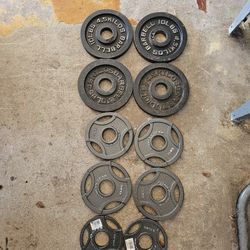 65lbs Olympic 2" weights change plates