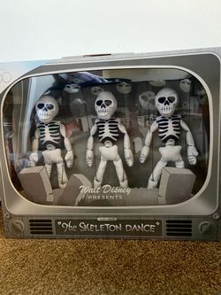 Disney Skeleton Dance Plush Box Set Halloween