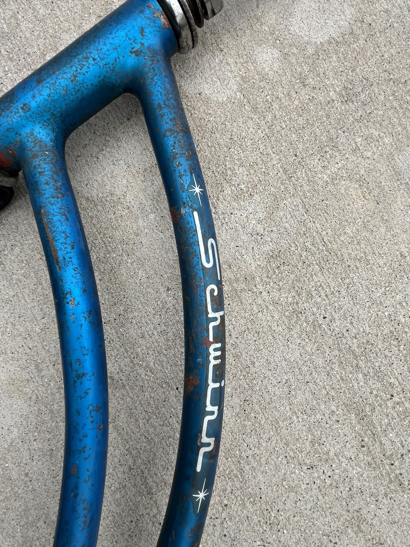 Schwinn Vintage Frame ,fork And Neck Post