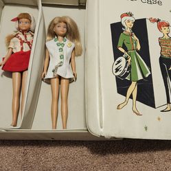 TWO. VINTAGE. SKIPPER. DOLLS